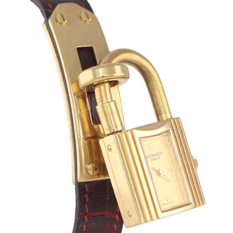 replica hermes kelly watch|Hermes padlock watch.